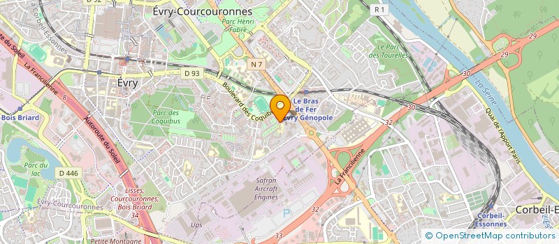 localisation de l'entreprise DKC HOLDING  EVRY-COURCOURONNES