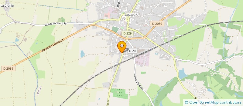 localisation de l'entreprise DKCQ  LEZOUX