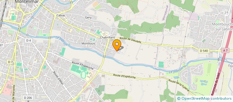 localisation de l'entreprise DKD EXPERTISES à MONTELIMAR