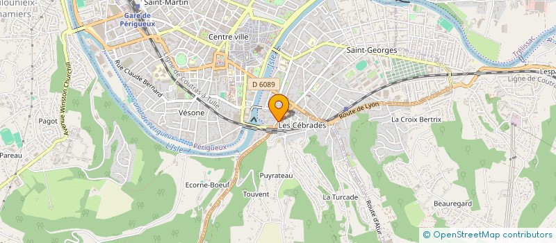 localisation de l'entreprise DKDANSE PROJETS à PERIGUEUX