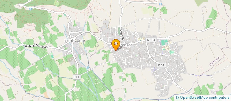 localisation de l'entreprise DKEVENTS  CLARENSAC