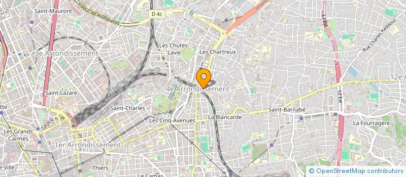 localisation de l'entreprise DKF RENOVATION à MARSEILLE 4EME