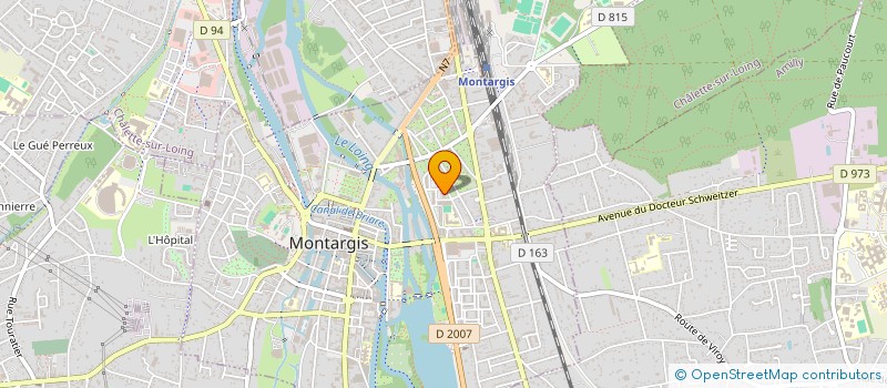 localisation de l'entreprise DKG à MONTARGIS