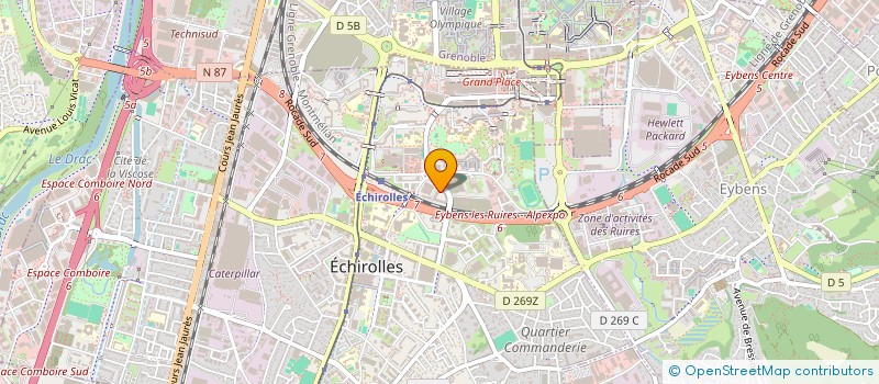 localisation de l'entreprise DKG ISO à ECHIROLLES