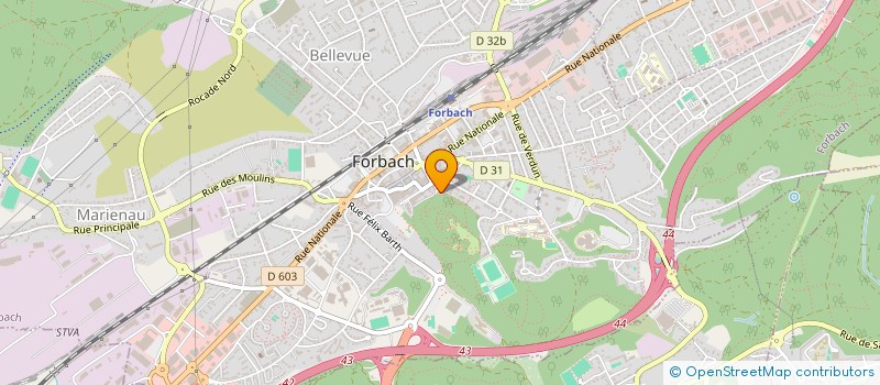 localisation de l'entreprise DKGL SCHOOL  FORBACH