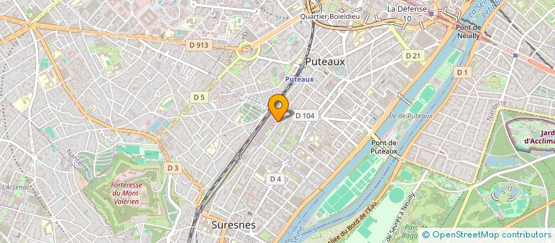 localisation de l'entreprise DKH RUEIL à SURESNES