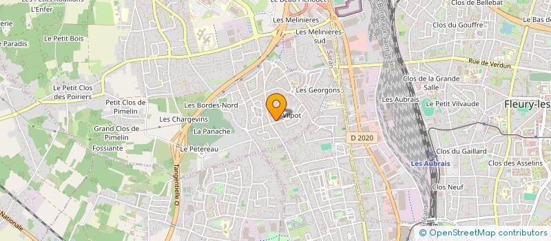 localisation de l'entreprise DKH THERMIQUE à SARAN
