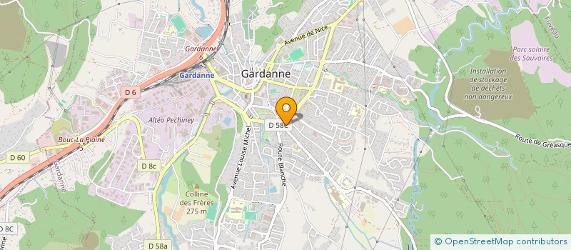 localisation de l'entreprise DKI à GARDANNE