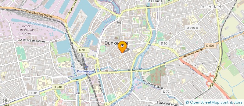 localisation de l'entreprise DKINFO à DUNKERQUE