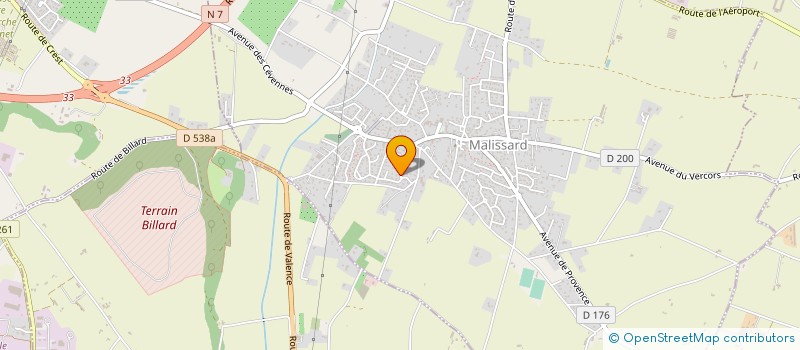 localisation de l'entreprise DKJ TRANSPORT  MALISSARD