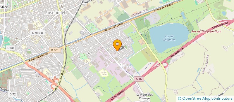 localisation de l'entreprise DKJ44  TETEGHEM-COUDEKERQUE-VILLAGE