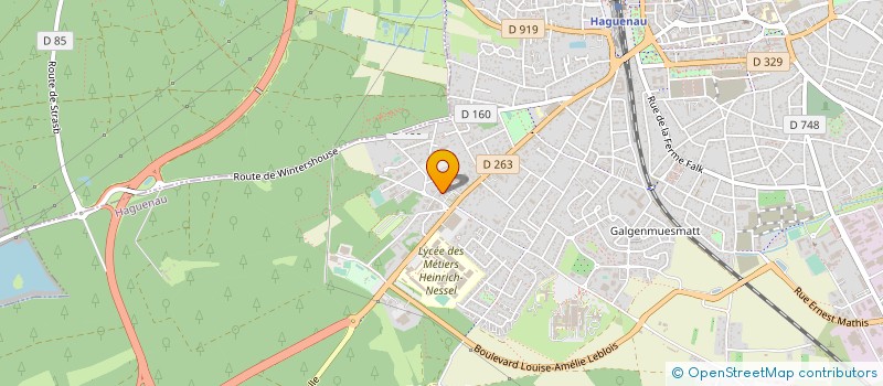 localisation de l'entreprise DKJS EVENT à HAGUENAU