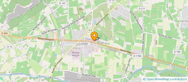 localisation de l'entreprise DKJT  CABRIERES-D'AVIGNON