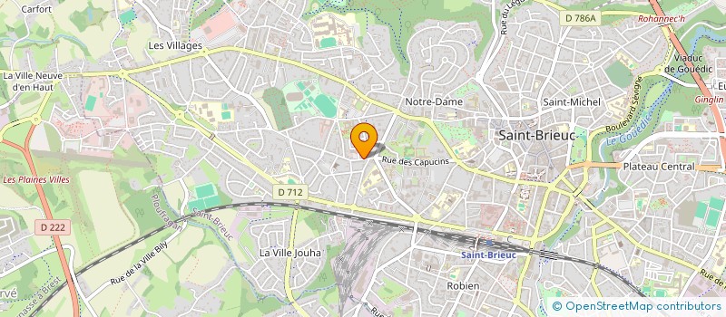 localisation de l'entreprise DKL TBC à SAINT-BRIEUC