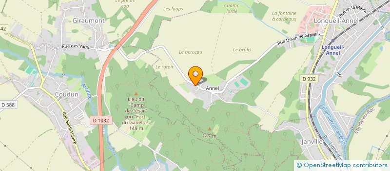 localisation de l'entreprise DKLAB  LONGUEIL-ANNEL