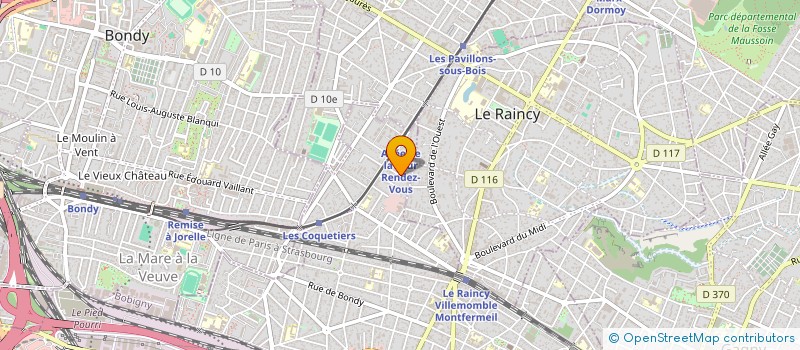 localisation de l'entreprise DKLE PRODUCTION  VILLEMOMBLE