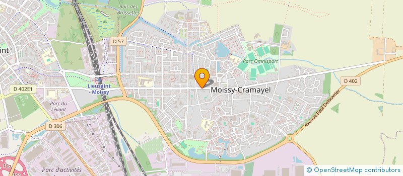 localisation de l'entreprise DKM 100  MOISSY-CRAMAYEL