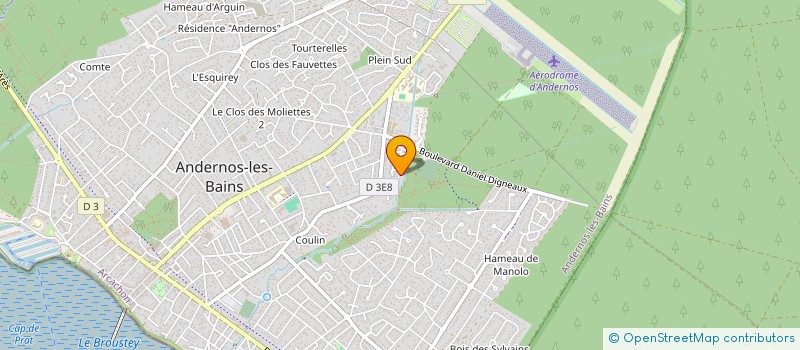 localisation de l'entreprise DKM  ANDERNOS-LES-BAINS