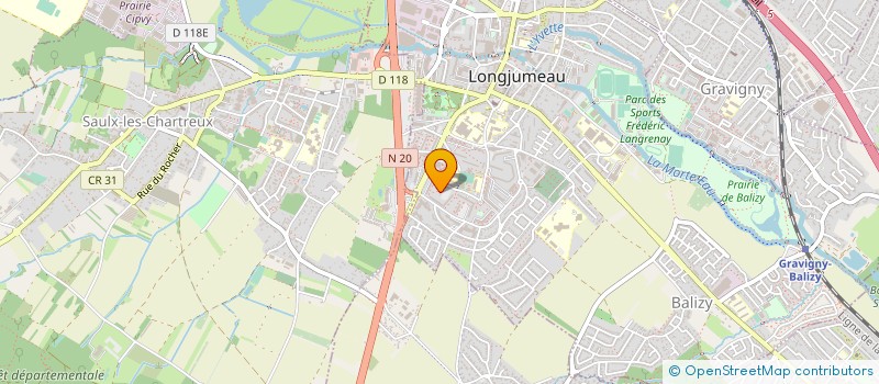 localisation de l'entreprise DKM AUTO à LONGJUMEAU
