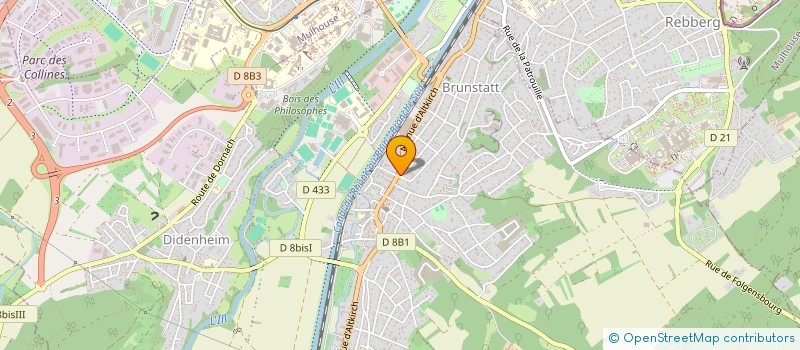 localisation de l'entreprise DKM EXPERTS  BRUNSTATT-DIDENHEIM