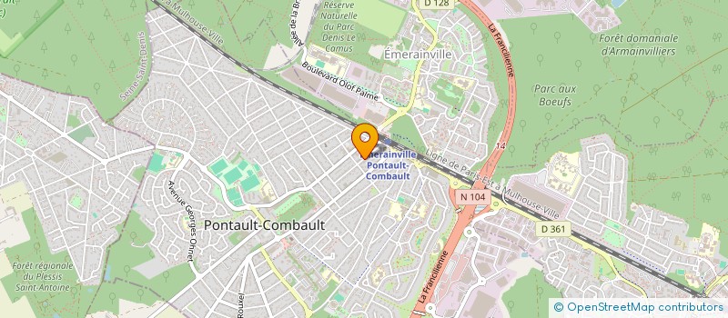 localisation de l'entreprise DKM EXPRESS 01 à PONTAULT-COMBAULT