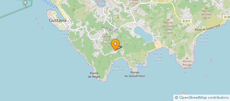 localisation de l'entreprise DKM RESIDENTIAL PROPERTY  SAINT-BARTHELEMY