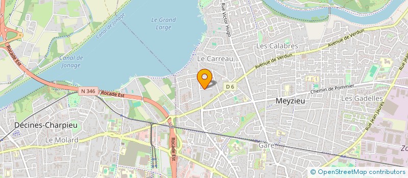 localisation de l'entreprise DKNP  MEYZIEU