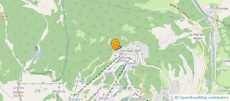 localisation de l'entreprise DKNY PRA-LOUP  UVERNET-FOURS