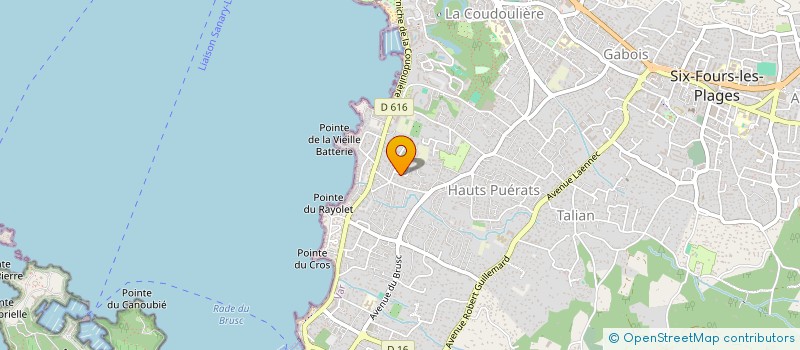 localisation de l'entreprise DKOD à SIX-FOURS-LES-PLAGES
