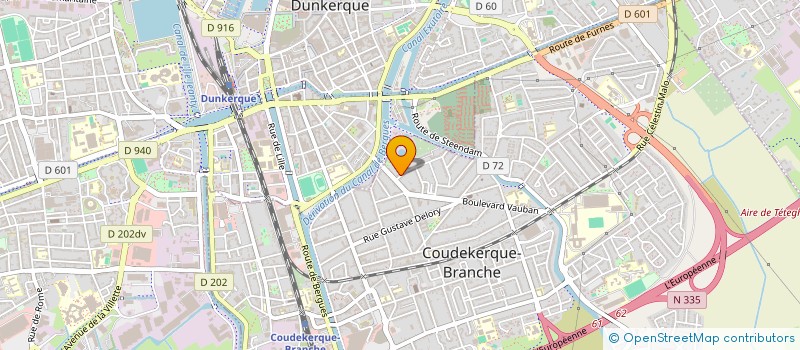 localisation de l'entreprise DKOR & BOMBING  COUDEKERQUE-BRANCHE