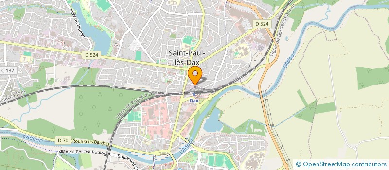 localisation de l'entreprise DKP NETTOYAGE à SAINT-PAUL-LES-DAX