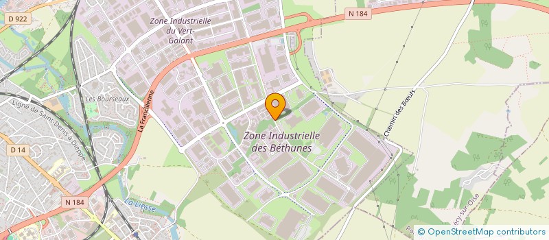 localisation de l'entreprise DKP PHARMA  SAINT-OUEN-L'AUMONE