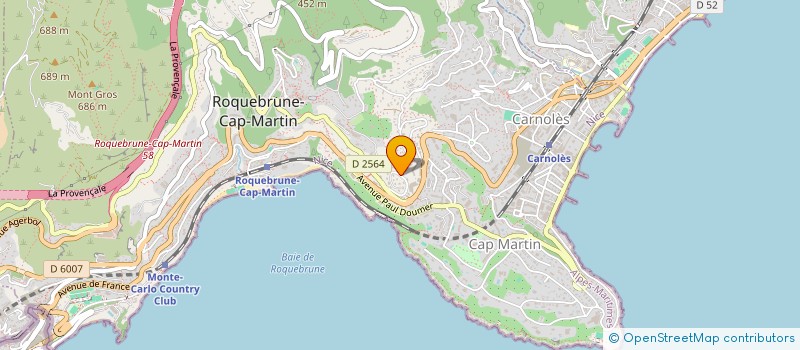 localisation de l'entreprise DKPLUSRAF à ROQUEBRUNE-CAP-MARTIN