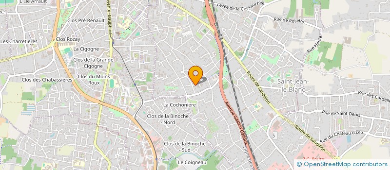localisation de l'entreprise DKR  SAINT-JEAN-LE-BLANC