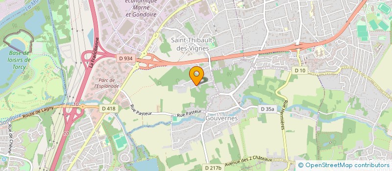 localisation de l'entreprise DKR AUTO  SAINT-THIBAULT-DES-VIGNES