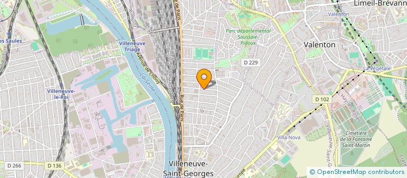 localisation de l'entreprise DKR LOCATION  VILLENEUVE-SAINT-GEORGES