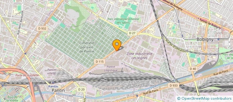 localisation de l'entreprise DKRENOV  BOBIGNY