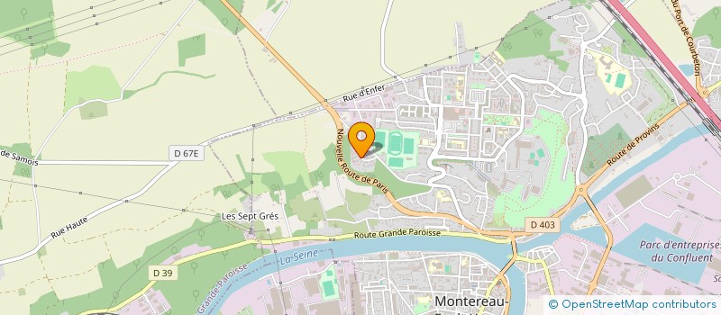 localisation de l'entreprise DKRFOOD'S  MONTEREAU-FAULT-YONNE