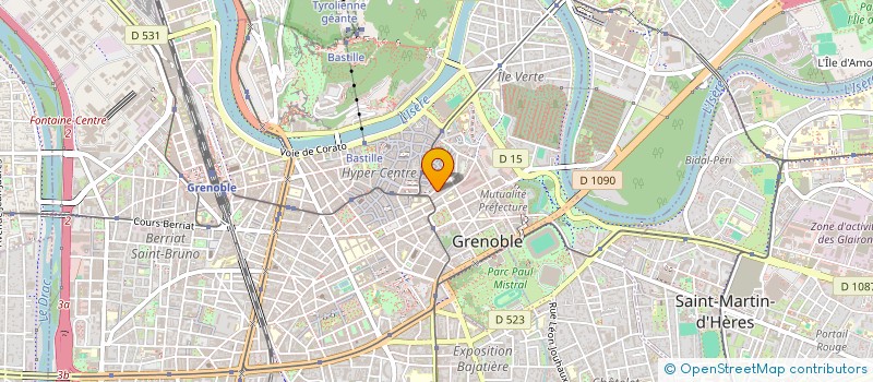 localisation de l'entreprise DKS à GRENOBLE
