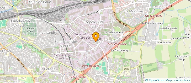 localisation de l'entreprise DKS BATIMENT  CHANTEPIE