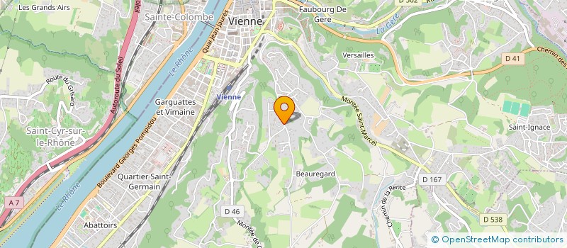 localisation de l'entreprise DKS HOLDING à VIENNE