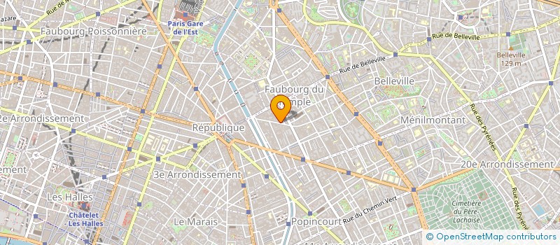 localisation de l'entreprise DKS LUMINAIRES à PARIS
