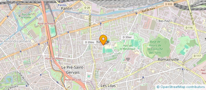 localisation de l'entreprise DKS MULTI-SERVICES  PANTIN