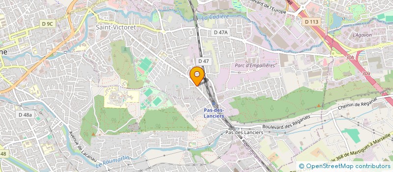 localisation de l'entreprise DKSC  SAINT-VICTORET