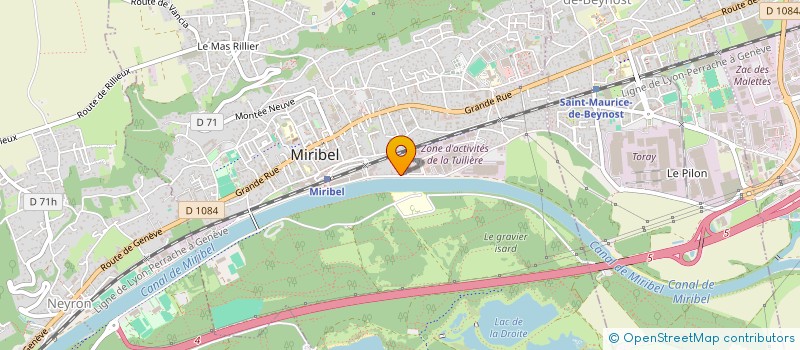 localisation de l'entreprise DKSH FRANCE  MIRIBEL