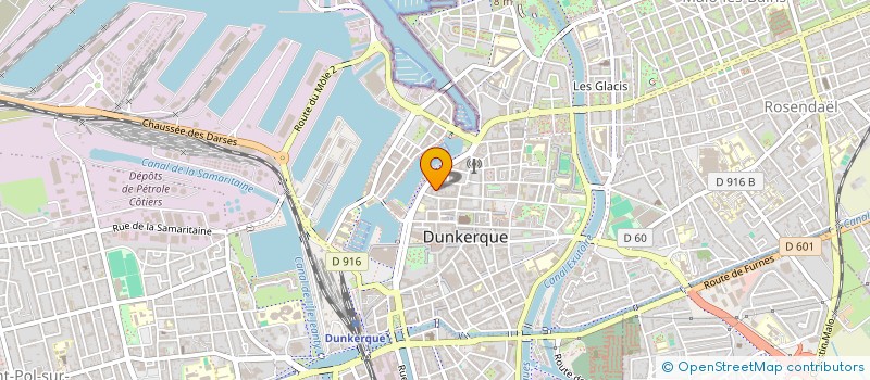 localisation de l'entreprise DKSUR à DUNKERQUE