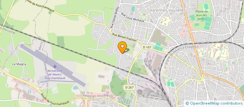 localisation de l'entreprise DKT  VARENNES-VAUZELLES