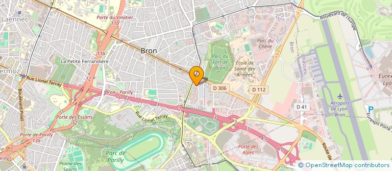 localisation de l'entreprise DKT CYCLING CLUB (DKT CC) à BRON