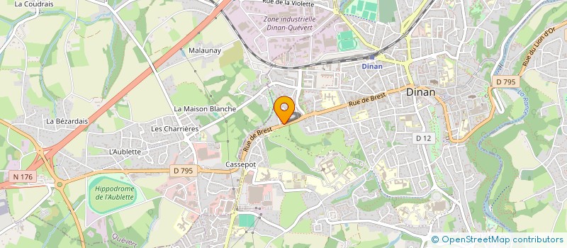 localisation de l'entreprise DKTECH à DINAN