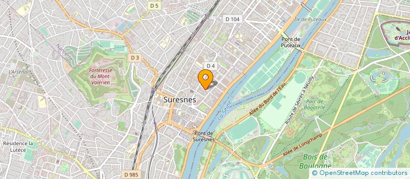 localisation de l'entreprise DKV EURO SERVICE FRANCE à SURESNES